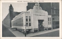 Airlines Terminal Building, 42nd Street & Park Avenue Postcard