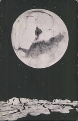 Mars from Deimos - Howard Russell Butler Painting Postcard