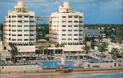 The Sherry Frontenac Hotel, Miami Beach, FL Postcard