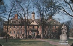 Wren Building, College of William & Mary, Williamsburg VA Postcard
