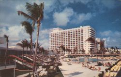 Americana Hotel, Bal Harbour, Miami Beach, Florida Postcard