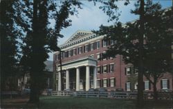 Main Hall, Salem College, Stately Doric Columns Postcard