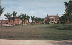 Reynolda Hall, Thurman D. Kitchin Dormitory, Wake Forest College Postcard