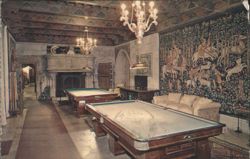 Hearst San Simeon, The Billiard Room in La Casa Grande Postcard