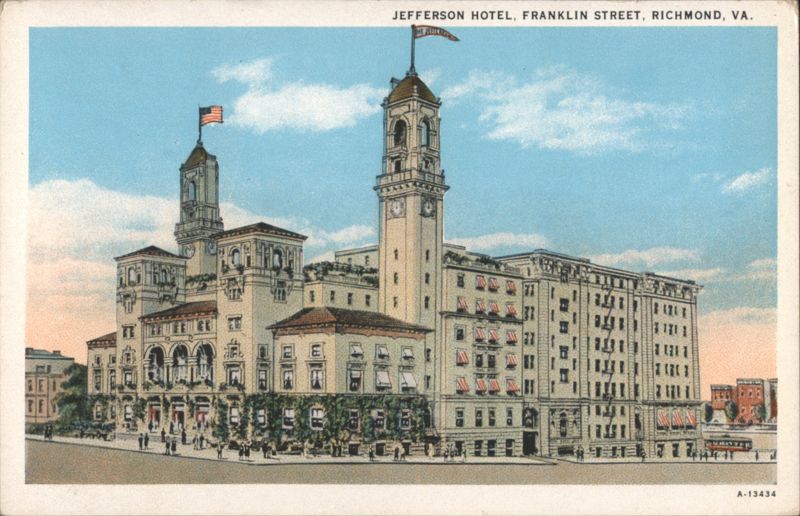 Jefferson Hotel, Franklin Street, Richmond, VA Virginia