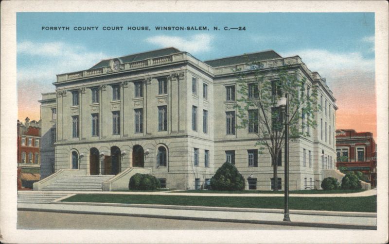 Forsyth County Court House, Winston-Salem North Carolina