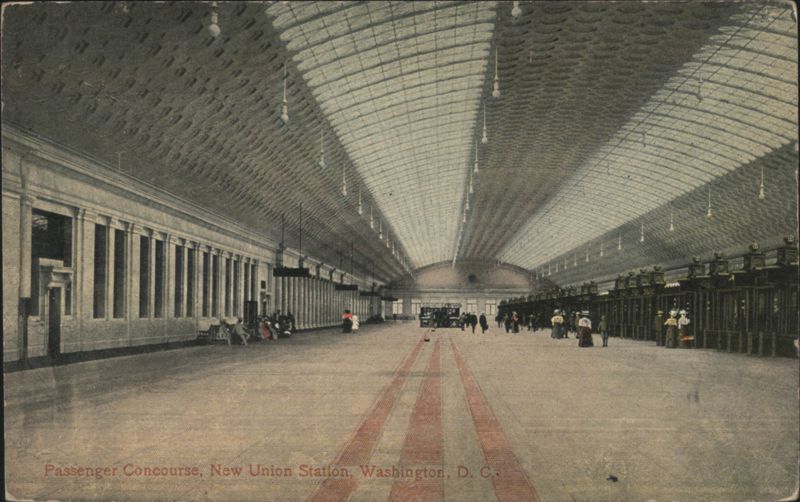 Passenger Concourse, New Union Station, Washington, D.C. District of Columbia