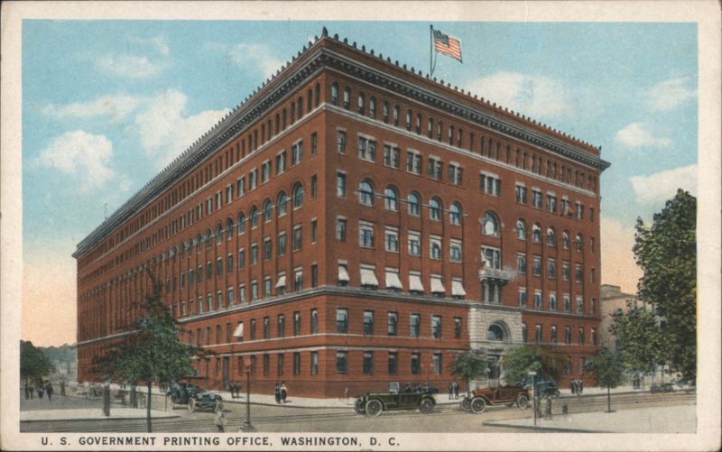 U. S. Government Printing Office, Washington, DC District of Columbia