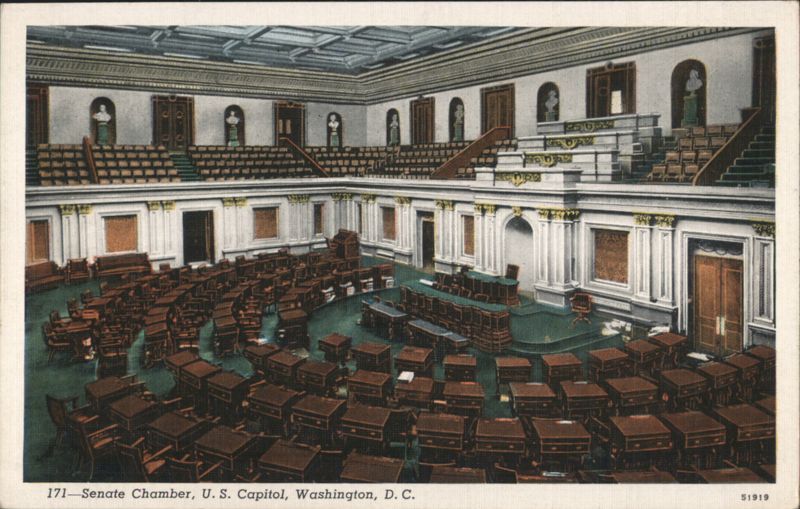 Senate Chamber, U. S. Capitol Washington District of Columbia