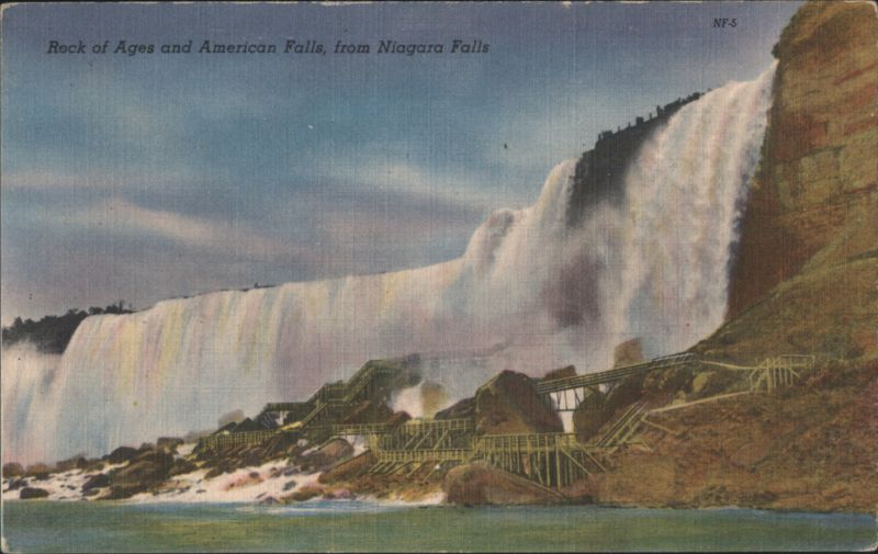 Rock of Ages and American Falls, from Niagara Falls New York