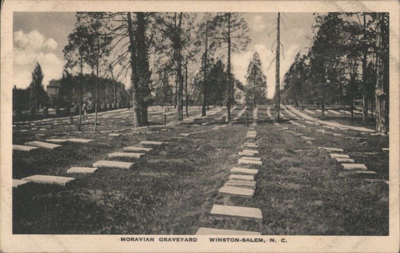 Moravian Graveyard, Winston-Salem North Carolina