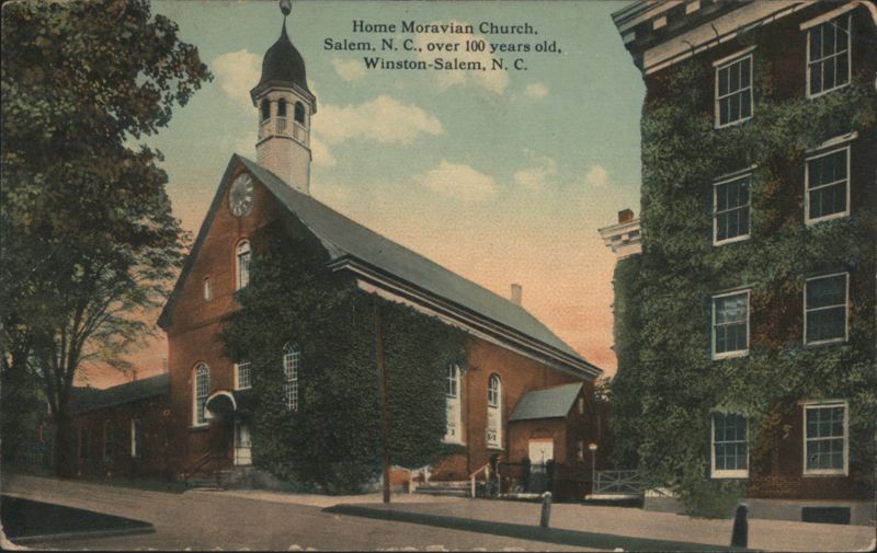 Home Moravian Church, Salem, NC, over 100 years old Winston-Salem North Carolina