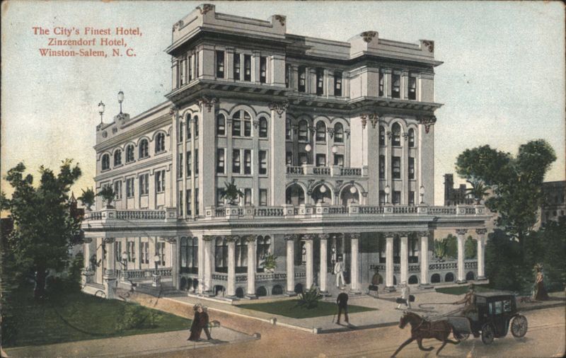 The City's Finest Hotel, Zinzendorf Hotel, Winston-Salem, NC North Carolina