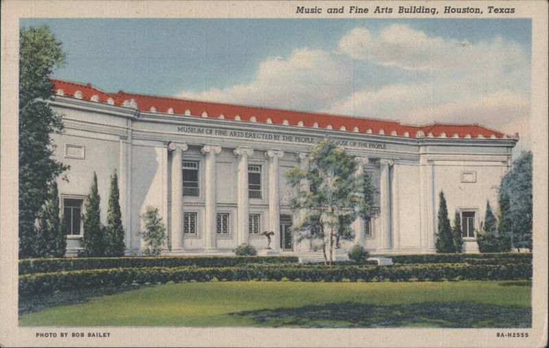 Music and Fine Arts Building, Houston Texas Bob Bailey