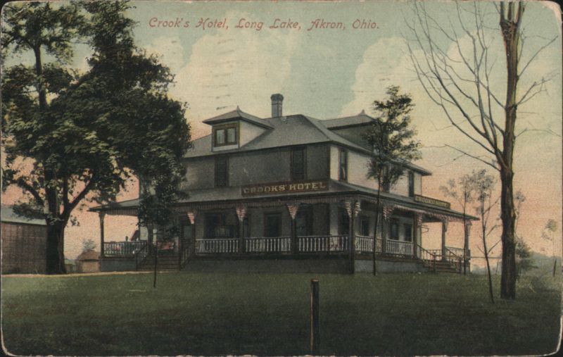 Crook's Hotel, Long Lake, Akron, Ohio