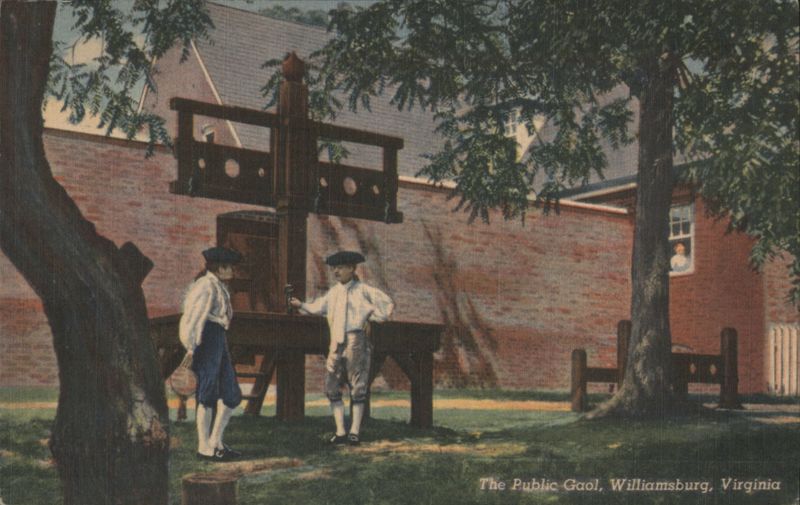 The Public Gaol, Williamsburg, Virginia