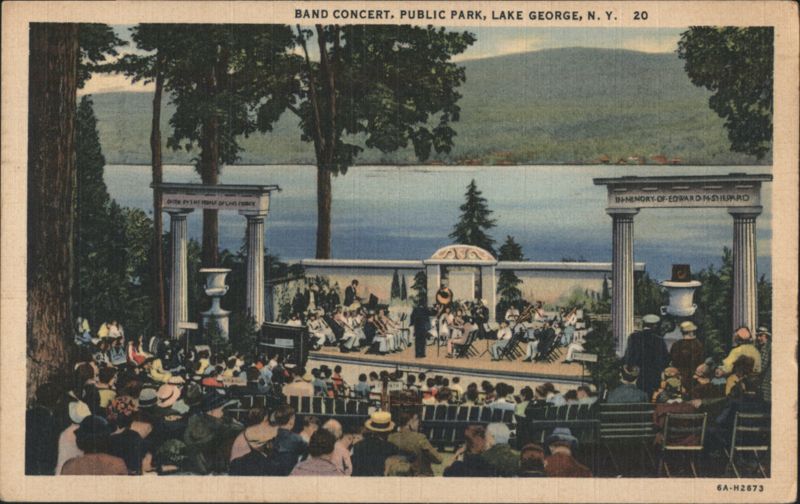 Band Concert, Public Park, Lake George, NY New York