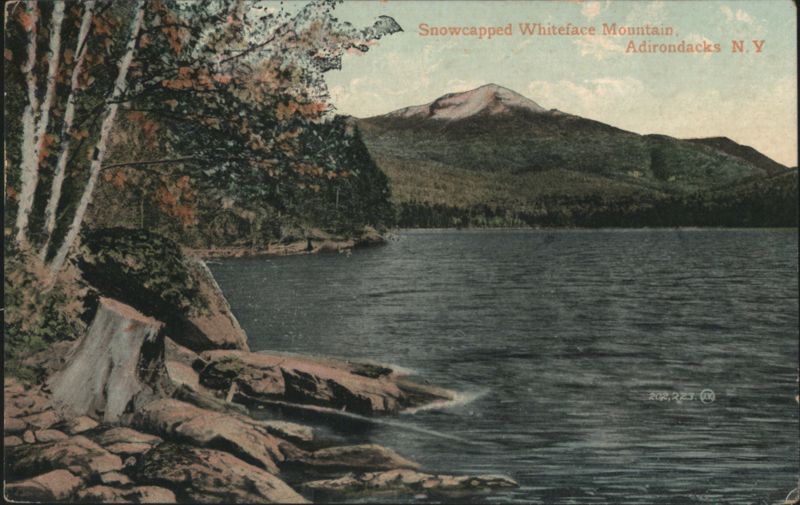 Snowcapped Whiteface Mountain, Adirondacks New York