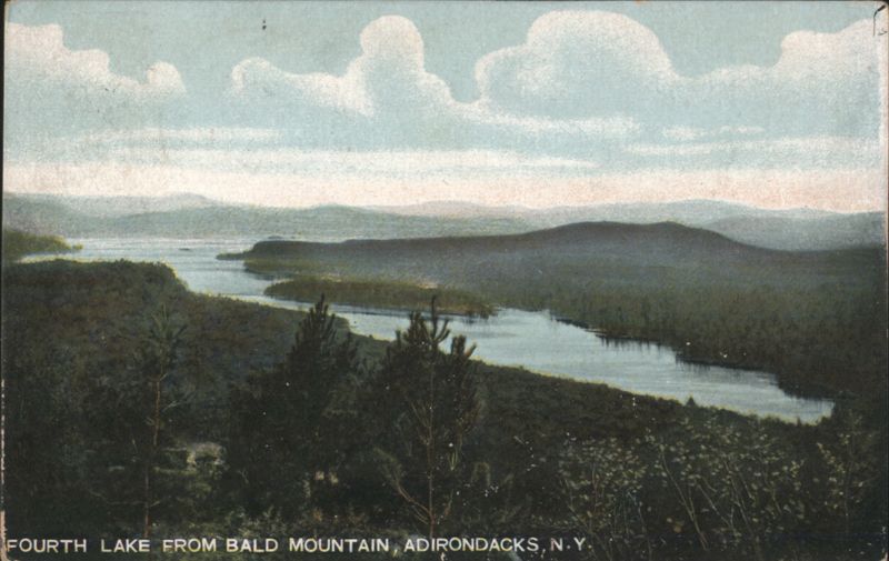 Fourth Lake from Bald Mountain, Adirondacks New York
