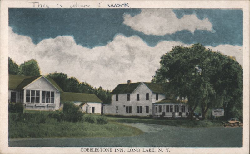 Cobblestone Inn, Long Lake, NY - 'This is where I work' New York