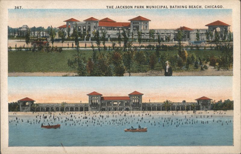 Jackson Park Municipal Bathing Beach, Chicago Illinois