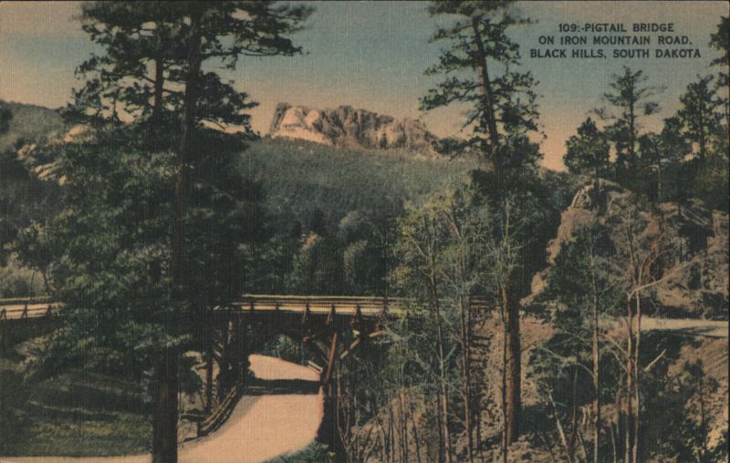 Pigtail Bridge on Iron Mountain Road, Black Hills South Dakota