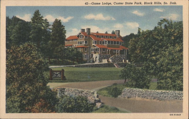 Game Lodge, Custer State Park, Black Hills South Dakota