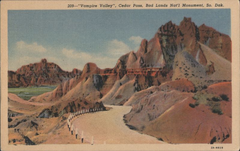Vampire Valley, Cedar Pass, Bad Lands National Monument South Dakota