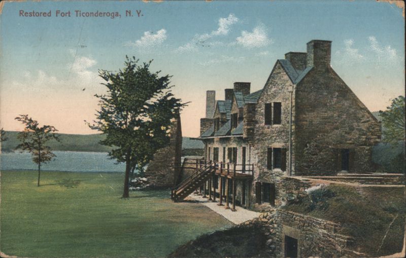 Restored Fort Ticonderoga, New York