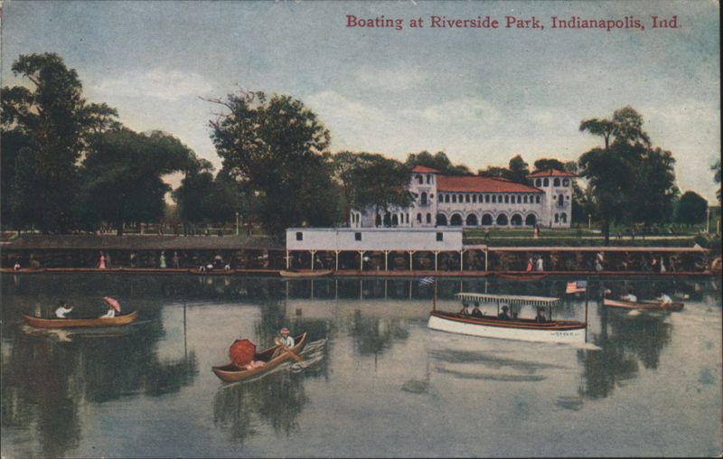 Boating at Riverside Park Indianapolis