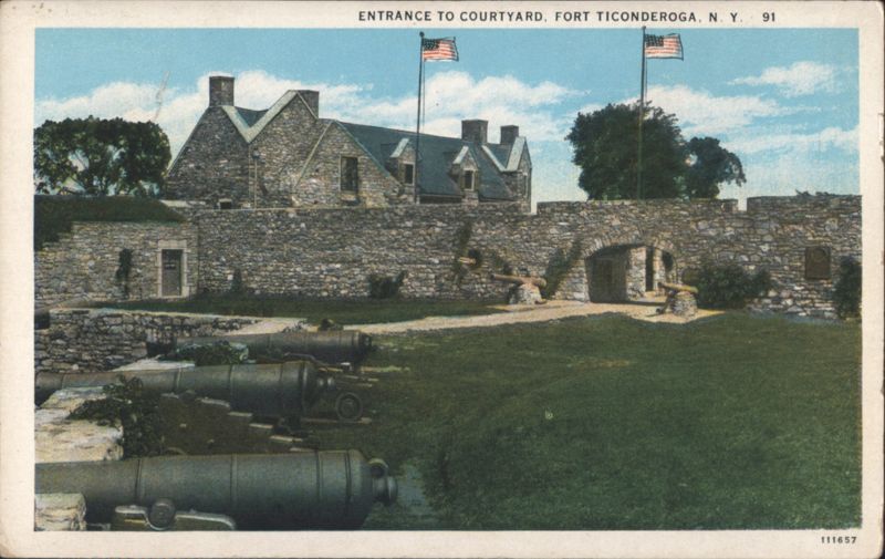 Entrance to Courtyard, Fort Ticonderoga New York