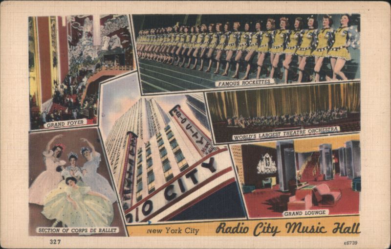 Radio City Music Hall, Rockettes, Grand Foyer, Orchestra New York City
