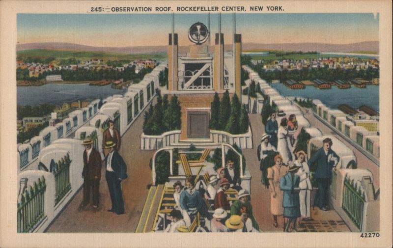 Observation Roofs, Rockefeller Center New York