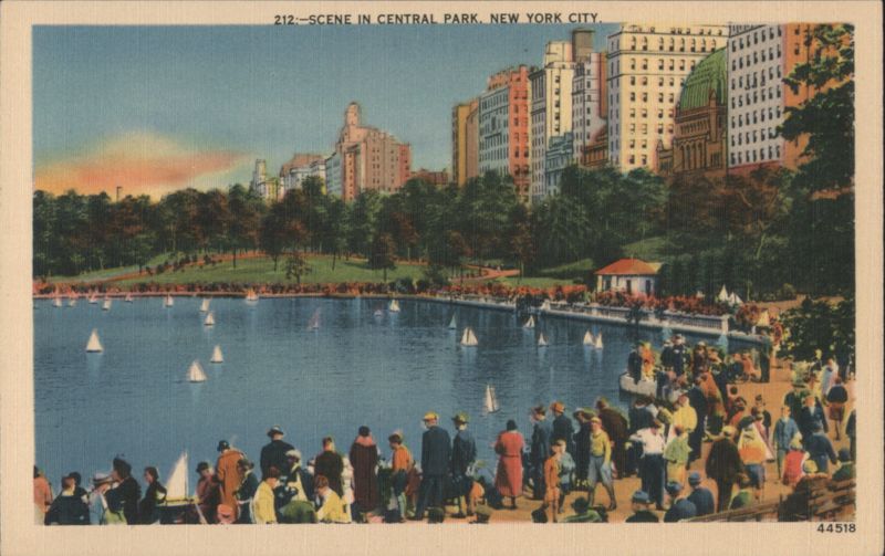Scene in Central Park, New York City