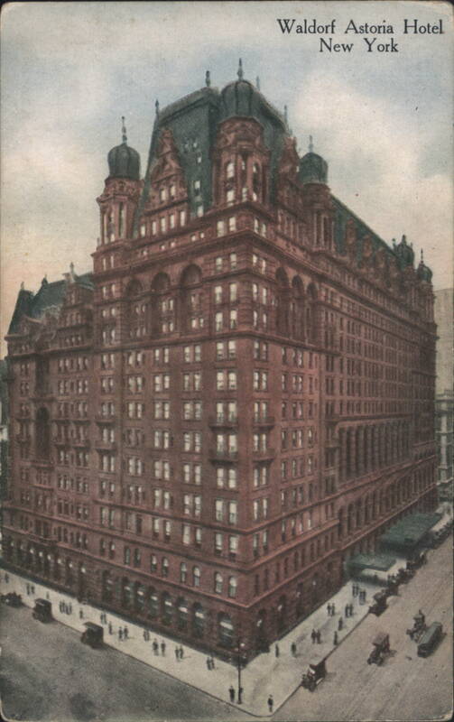 Waldorf Astoria Hotel, Fifth Avenue, New York