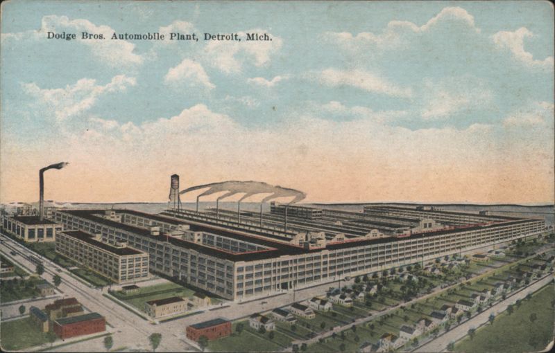 Dodge Bros. Automobile Plant, Detroit, MI Michigan