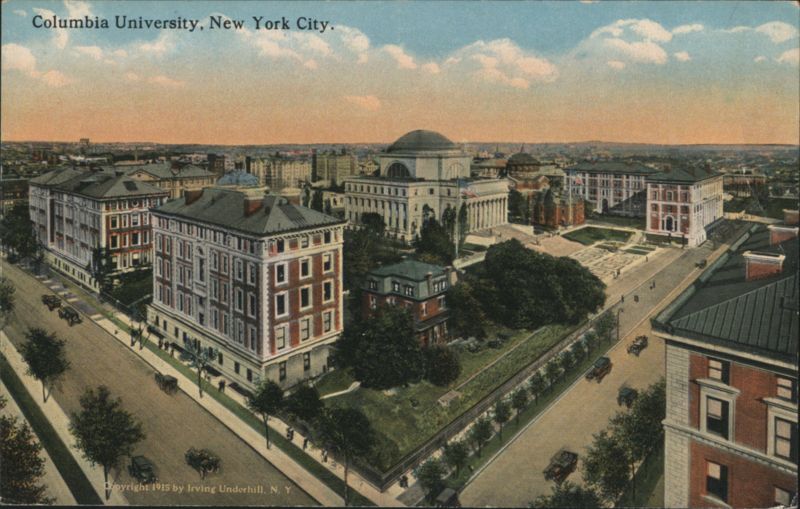 Columbia University Campus, New York City Irving Underhill