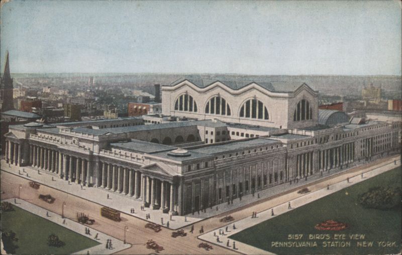 Bird's-Eye View Pennsylvania Station, New York