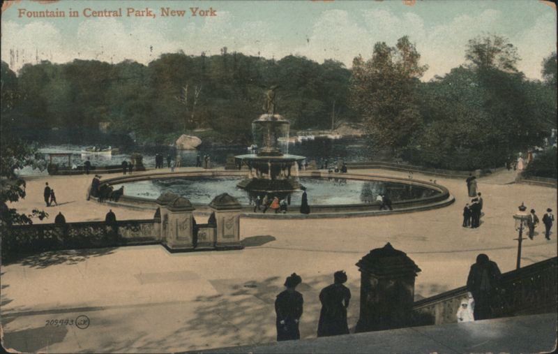 Fountain in Central Park, New York