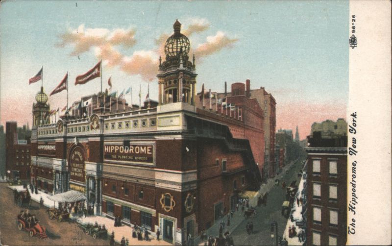 Hippodrome, The Playing Morees, New York