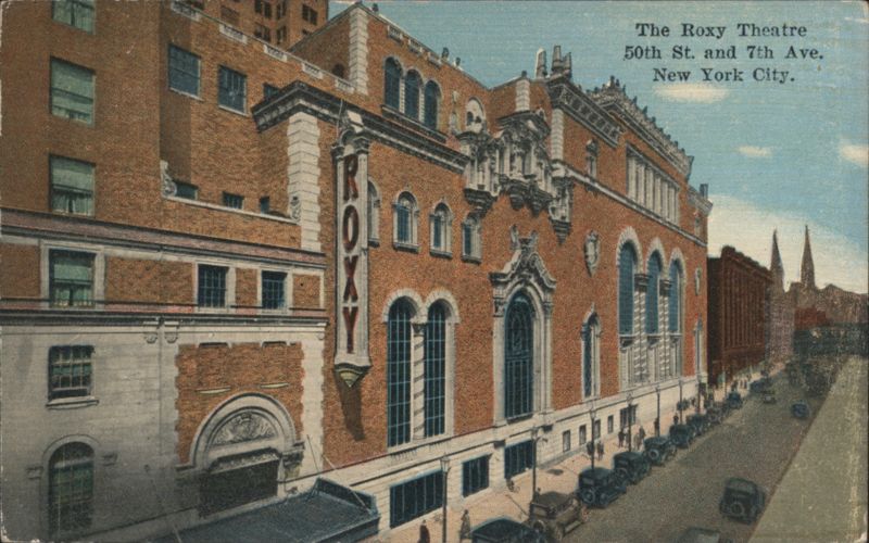 The Roxy Theatre, 50th St. and 7th Ave. New York