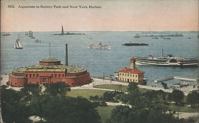 Aquarium in Battery Park and New York Harbor