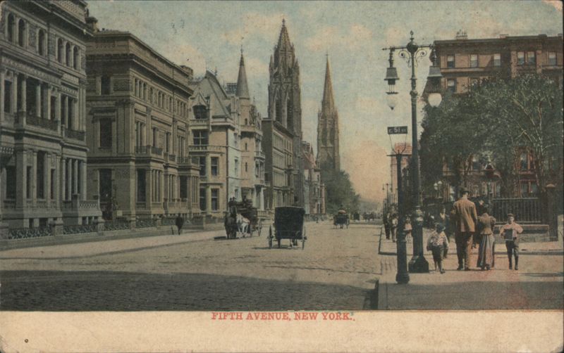 Fifth Avenue, New York Street Scene
