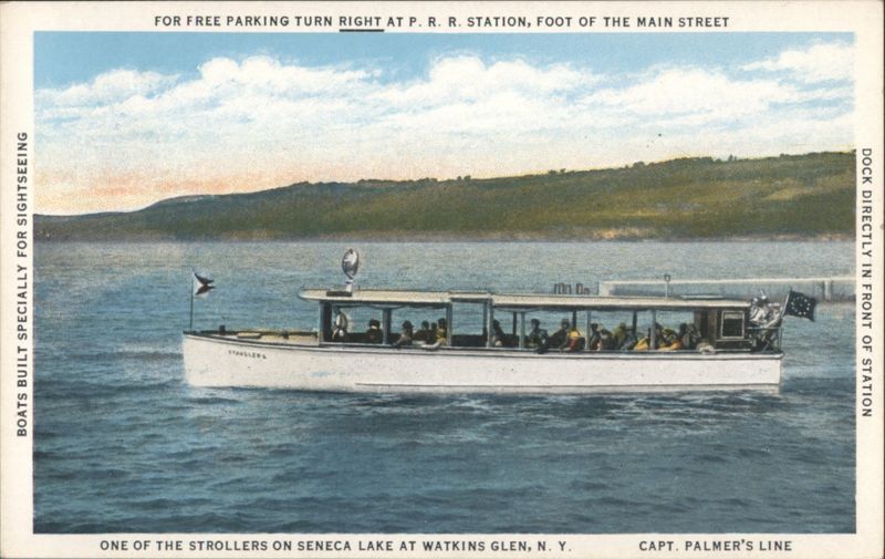 Strollers Sightseeing Boat, Seneca Lake, Watkins Glen, NY New York