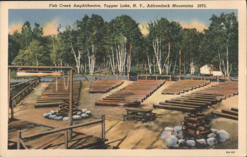 Fish Creek Amphitheatre, Tupper Lake, Adirondack Mountains New York
