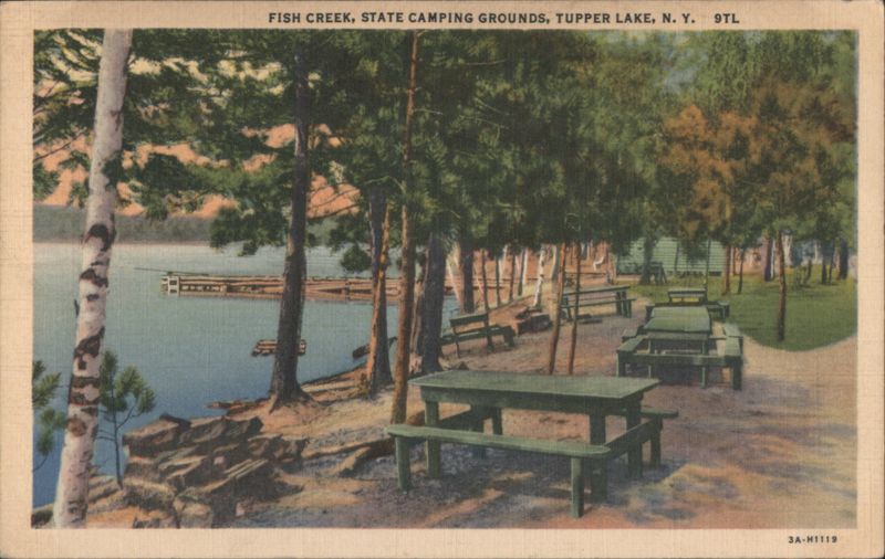 Fish Creek State Camping Grounds, Tupper Lake, NY New York