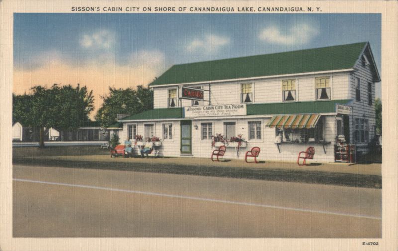 Sisson's Cabin City on Canandaigua Lake New York