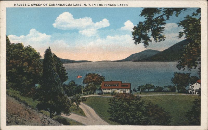 Majestic Sweep of Canandaigua Lake, NY in the Finger Lakes New York