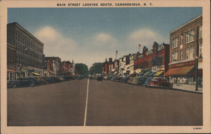 Main Street Looking South, Canandaigua New York