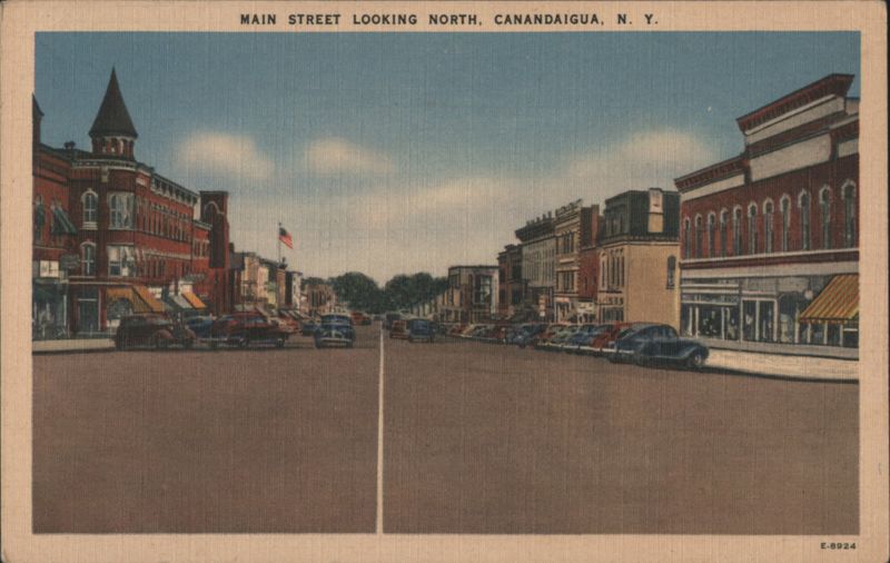 Main Street Looking North, Canandaigua New York